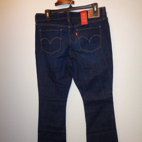 Levi's Womens 715 Bootcut Jeans Size 12 Short NWT Mid Rise - Picture 1 of 11
